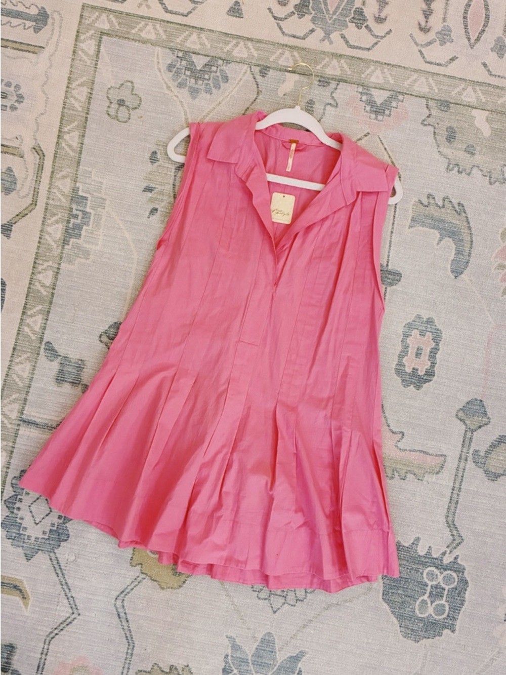 Free People Hot Pink Naomi Mini Dress